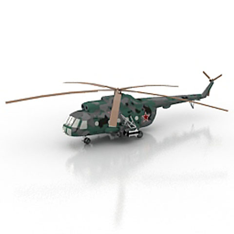 Free Helicopter N199 3D model for 3ds Max Library Download